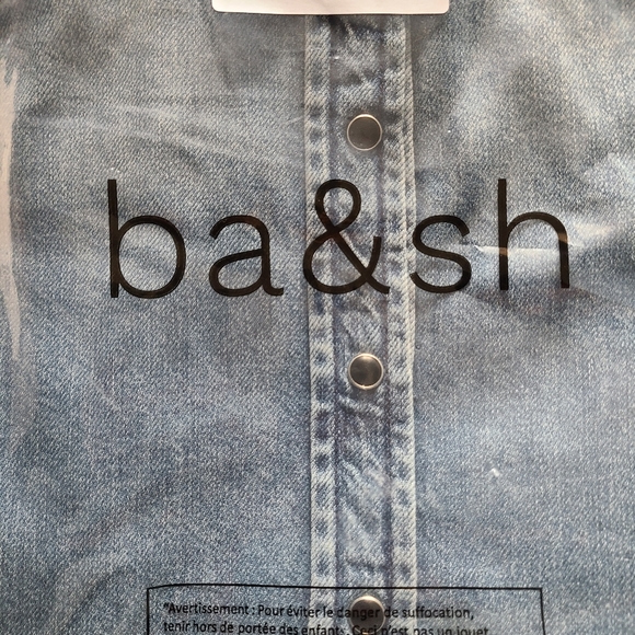 BA&SH Denim Cotton Button Down (Size - XS) - Picture 11 of 11